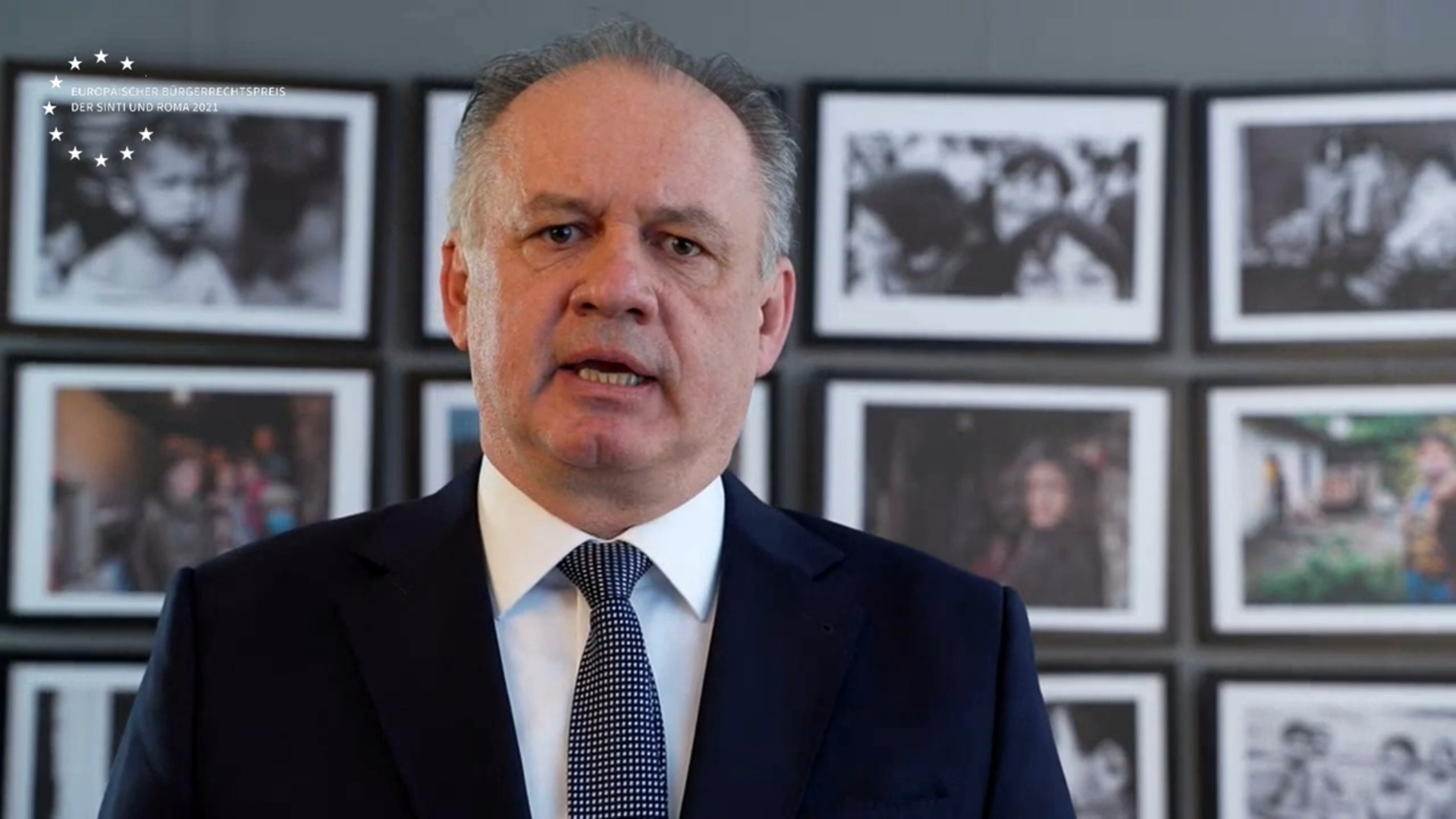 Former President of the Slovak Republic Andrej Kiska. Foto : Central Council of German Sinti and Roma