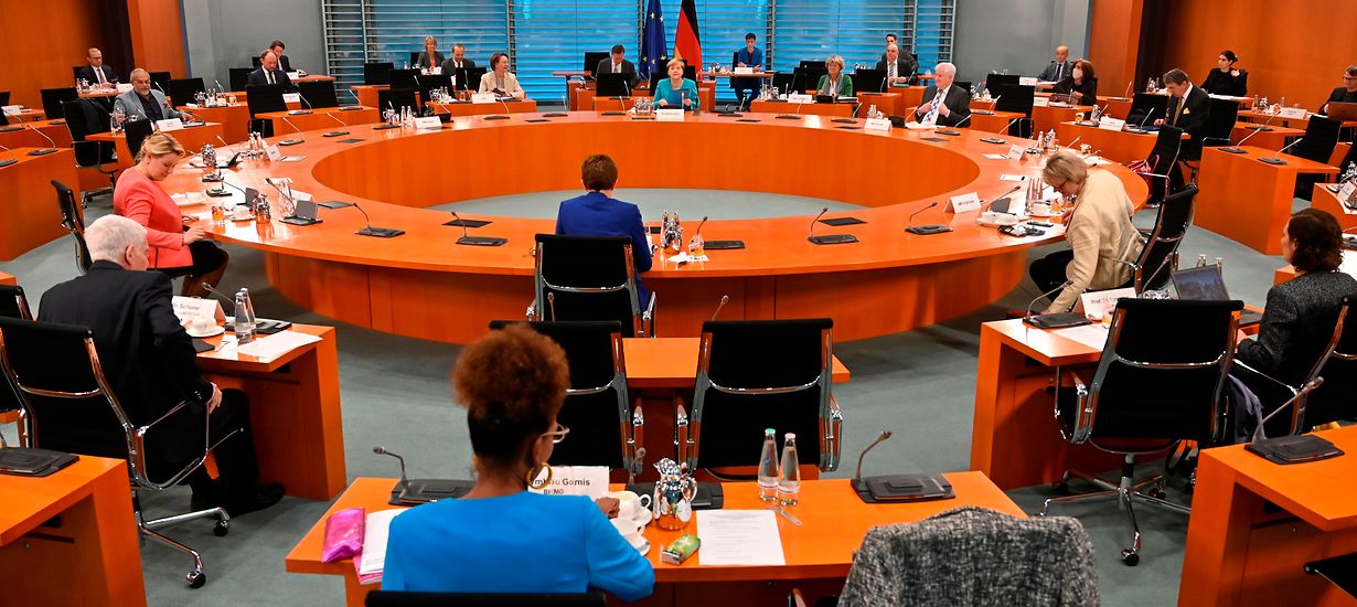 Sitzung des Kabinettsausschusses gegen Rechtsextremismus und Rassismus © Zentralrat Deutscher Sinti und Roma
