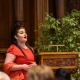 Die junge Sopranistin Scarlett Rani Adler, Bundespreisträgerin von "Jugend Musiziert"  am 29. März 2019 in Heidelberg © Dokumentationszentrum/Susanne Lencinas