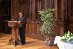 Festrede von Romani Rose, Vorsitzender des Zentralrats Deutscher Sinti und Roma, Heidelberg 29.03.2019 © Dokumentationszentrum/Susanne Lencinas