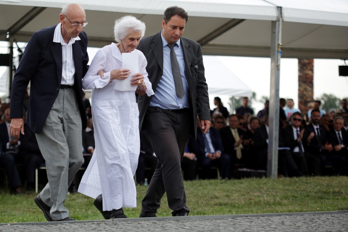 Die Auschwitzüberlebende Eva Fahidi-Pusztai © Dokumentations- und Kulturzentrum Deutscher Sinti und Roma / Jarek Praszkiewicz