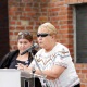 Die Auschwitzüberlebende Else Baker bei der zentralen Gedenkfeier am 2. August 2019 in Auschwitz-Birkenau  © Dokumentations- und Kulturzentrum Deutscher Sinti und Roma / Jarek Praszkiewicz