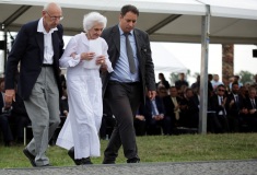 Die Auschwitzüberlebende Eva Fahidi-Pusztai © Dokumentations- und Kulturzentrum Deutscher Sinti und Roma / Jarek Praszkiewicz
