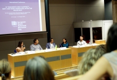Erster Tag der internationalen Fachkonferenz „Is Auschwitz only sleeping?“ im Auditorium Maximum der Jagiellonian Universität Krakau, 31. Juli 2019 © Dokumentations- und Kulturzentrum Deutscher Sinti und Roma / Jarek Praszkiewicz