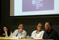 Zweiter Tag der internationalen Fachkonferenz „Is Auschwitz only sleeping?“ im Auditorium Maximum der Jagiellonian Universität Krakau, 1. August 2019 © Dokumentations- und Kulturzentrum Deutscher Sinti und Roma / Jarek Praszkiewicz