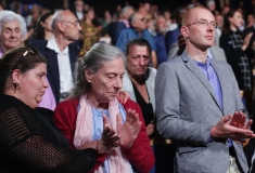 Die Roma und Sinti Philharmoniker unter der musikalischen Leitung von Riccardo M Sahiti in Krakau am 1. August 2019 © Dokumentations- und Kulturzentrum Deutscher Sinti und Roma / Jarek Praszkiewicz