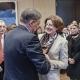 Die Ministerpräsidentin von Rheinland-Pfalz, Malu Dreyer mit dem Zentralratsvorsitzenden Romani Rose, Bundesrat 14.12.2018   © Zensen / Zentralrat Deutscher Sinti und Roma